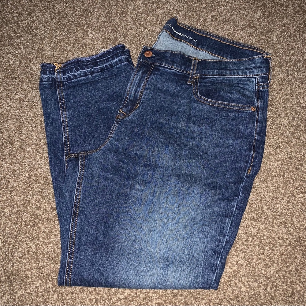 Straight boyfriend jeans